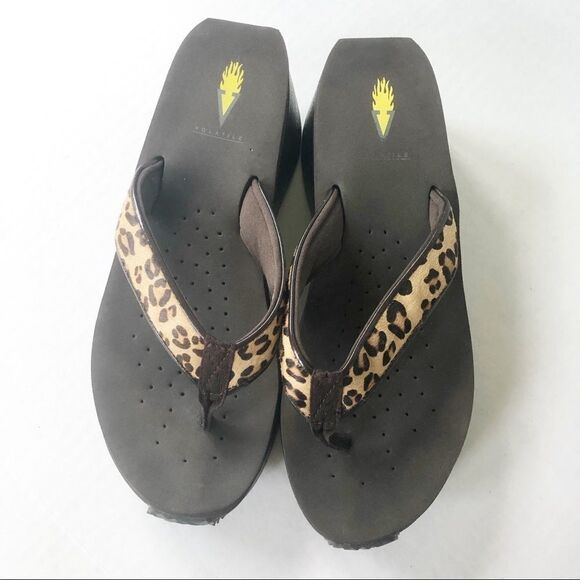 Volatile animal print platform thong sandal - Picture 1 of 7